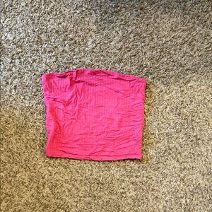 American Eagle Outfitters Pink Crop Top